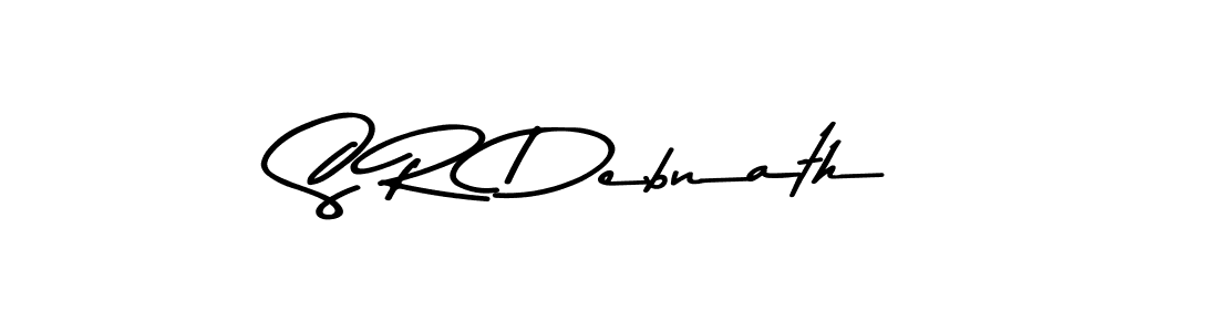 Create a beautiful signature design for name S R Debnath. With this signature (Asem Kandis PERSONAL USE) fonts, you can make a handwritten signature for free. S R Debnath signature style 9 images and pictures png