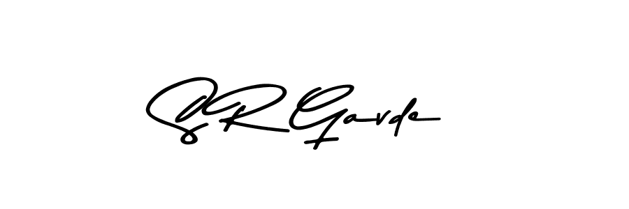 Make a beautiful signature design for name S R Gavde. Use this online signature maker to create a handwritten signature for free. S R Gavde signature style 9 images and pictures png