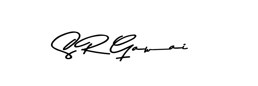 S R Gawai stylish signature style. Best Handwritten Sign (Asem Kandis PERSONAL USE) for my name. Handwritten Signature Collection Ideas for my name S R Gawai. S R Gawai signature style 9 images and pictures png