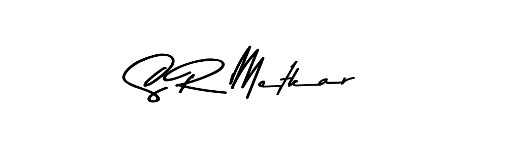This is the best signature style for the S R Metkar name. Also you like these signature font (Asem Kandis PERSONAL USE). Mix name signature. S R Metkar signature style 9 images and pictures png