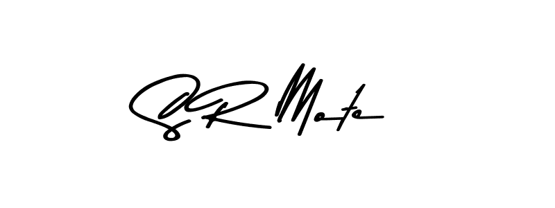 You should practise on your own different ways (Asem Kandis PERSONAL USE) to write your name (S R Mote) in signature. don't let someone else do it for you. S R Mote signature style 9 images and pictures png