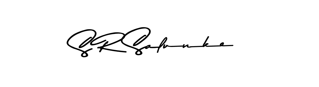 Design your own signature with our free online signature maker. With this signature software, you can create a handwritten (Asem Kandis PERSONAL USE) signature for name S R Salunke. S R Salunke signature style 9 images and pictures png