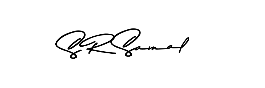 Create a beautiful signature design for name S R Samal. With this signature (Asem Kandis PERSONAL USE) fonts, you can make a handwritten signature for free. S R Samal signature style 9 images and pictures png