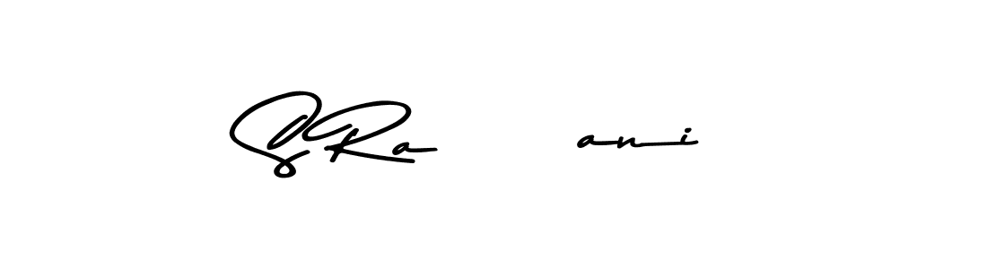 How to make S Raßßani name signature. Use Asem Kandis PERSONAL USE style for creating short signs online. This is the latest handwritten sign. S Raßßani signature style 9 images and pictures png