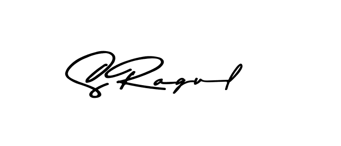 The best way (Asem Kandis PERSONAL USE) to make a short signature is to pick only two or three words in your name. The name S Ragul include a total of six letters. For converting this name. S Ragul signature style 9 images and pictures png