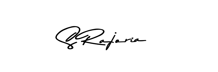 How to make S Rajoria signature? Asem Kandis PERSONAL USE is a professional autograph style. Create handwritten signature for S Rajoria name. S Rajoria signature style 9 images and pictures png