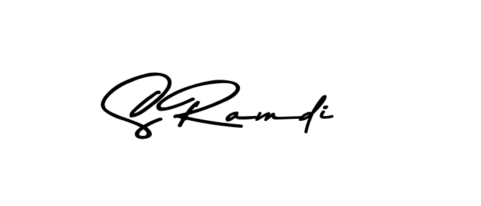 Similarly Asem Kandis PERSONAL USE is the best handwritten signature design. Signature creator online .You can use it as an online autograph creator for name S Ramdi. S Ramdi signature style 9 images and pictures png