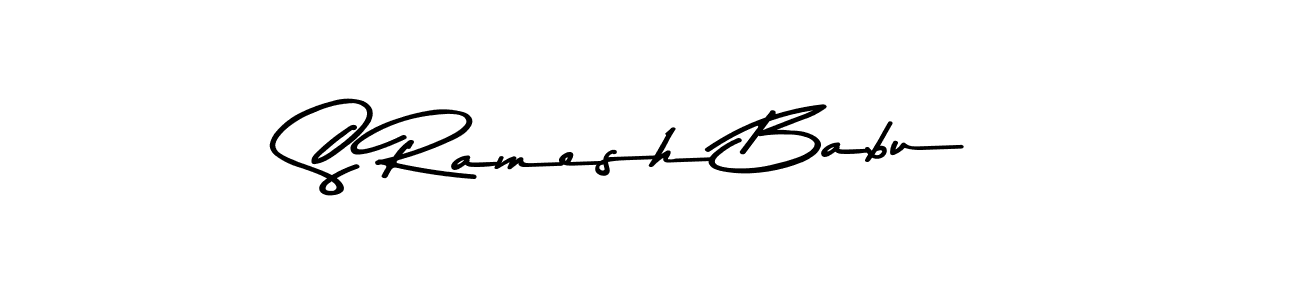 Similarly Asem Kandis PERSONAL USE is the best handwritten signature design. Signature creator online .You can use it as an online autograph creator for name S Ramesh Babu. S Ramesh Babu signature style 9 images and pictures png