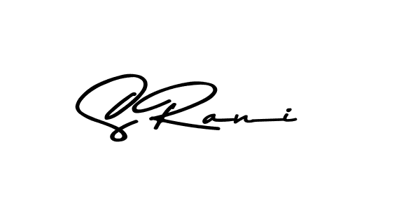 Make a beautiful signature design for name S Rani. With this signature (Asem Kandis PERSONAL USE) style, you can create a handwritten signature for free. S Rani signature style 9 images and pictures png