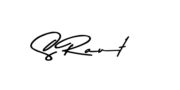 Make a beautiful signature design for name S Raut. With this signature (Asem Kandis PERSONAL USE) style, you can create a handwritten signature for free. S Raut signature style 9 images and pictures png