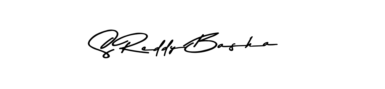 Also You can easily find your signature by using the search form. We will create S Reddy Basha name handwritten signature images for you free of cost using Asem Kandis PERSONAL USE sign style. S Reddy Basha signature style 9 images and pictures png