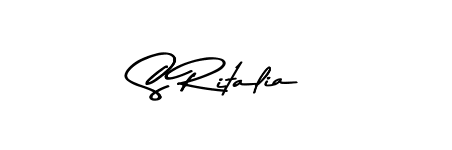 Asem Kandis PERSONAL USE is a professional signature style that is perfect for those who want to add a touch of class to their signature. It is also a great choice for those who want to make their signature more unique. Get S Ritalia name to fancy signature for free. S Ritalia signature style 9 images and pictures png