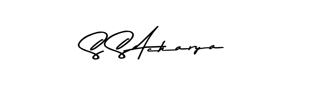 Design your own signature with our free online signature maker. With this signature software, you can create a handwritten (Asem Kandis PERSONAL USE) signature for name S S Acharya. S S Acharya signature style 9 images and pictures png