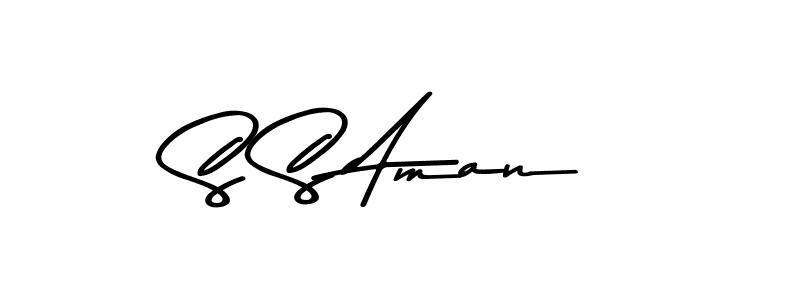 Make a beautiful signature design for name S S Aman. Use this online signature maker to create a handwritten signature for free. S S Aman signature style 9 images and pictures png