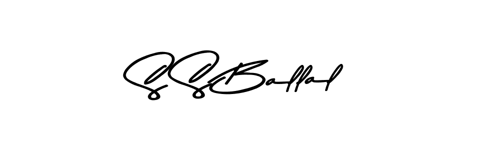 S S Ballal stylish signature style. Best Handwritten Sign (Asem Kandis PERSONAL USE) for my name. Handwritten Signature Collection Ideas for my name S S Ballal. S S Ballal signature style 9 images and pictures png