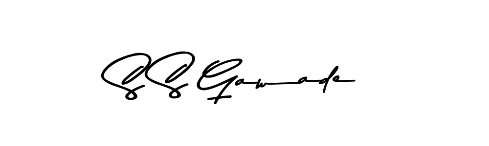 This is the best signature style for the S S Gawade name. Also you like these signature font (Asem Kandis PERSONAL USE). Mix name signature. S S Gawade signature style 9 images and pictures png