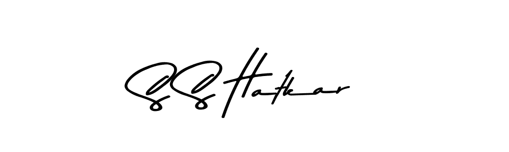 Make a beautiful signature design for name S S Hatkar. Use this online signature maker to create a handwritten signature for free. S S Hatkar signature style 9 images and pictures png