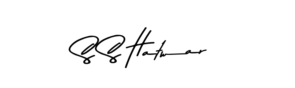 Design your own signature with our free online signature maker. With this signature software, you can create a handwritten (Asem Kandis PERSONAL USE) signature for name S S Hatwar. S S Hatwar signature style 9 images and pictures png