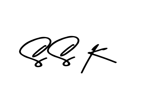 How to make S S K name signature. Use Asem Kandis PERSONAL USE style for creating short signs online. This is the latest handwritten sign. S S K signature style 9 images and pictures png