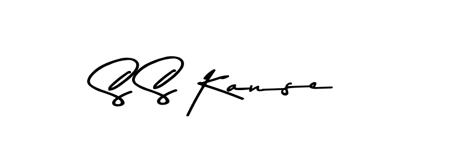 Make a beautiful signature design for name S S Kanse. With this signature (Asem Kandis PERSONAL USE) style, you can create a handwritten signature for free. S S Kanse signature style 9 images and pictures png