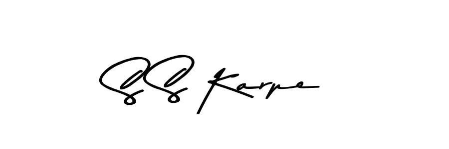 S S Karpe stylish signature style. Best Handwritten Sign (Asem Kandis PERSONAL USE) for my name. Handwritten Signature Collection Ideas for my name S S Karpe. S S Karpe signature style 9 images and pictures png