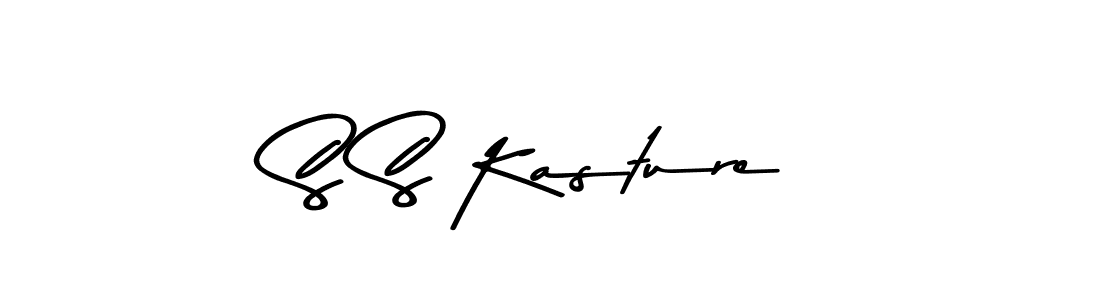 The best way (Asem Kandis PERSONAL USE) to make a short signature is to pick only two or three words in your name. The name S S Kasture include a total of six letters. For converting this name. S S Kasture signature style 9 images and pictures png