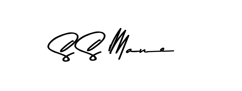 How to make S S Mane name signature. Use Asem Kandis PERSONAL USE style for creating short signs online. This is the latest handwritten sign. S S Mane signature style 9 images and pictures png