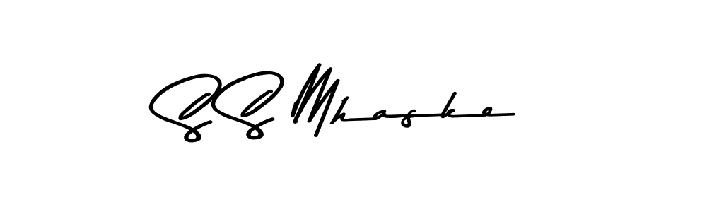 Design your own signature with our free online signature maker. With this signature software, you can create a handwritten (Asem Kandis PERSONAL USE) signature for name S S Mhaske. S S Mhaske signature style 9 images and pictures png