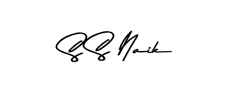 S S Naik stylish signature style. Best Handwritten Sign (Asem Kandis PERSONAL USE) for my name. Handwritten Signature Collection Ideas for my name S S Naik. S S Naik signature style 9 images and pictures png