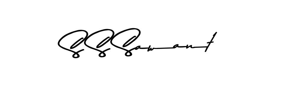 Use a signature maker to create a handwritten signature online. With this signature software, you can design (Asem Kandis PERSONAL USE) your own signature for name S S Sawant. S S Sawant signature style 9 images and pictures png