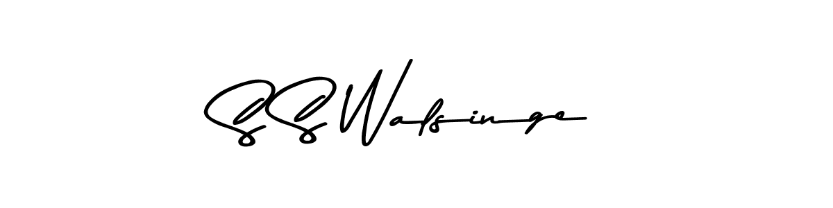 Best and Professional Signature Style for S S Walsinge. Asem Kandis PERSONAL USE Best Signature Style Collection. S S Walsinge signature style 9 images and pictures png