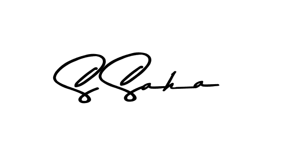 Use a signature maker to create a handwritten signature online. With this signature software, you can design (Asem Kandis PERSONAL USE) your own signature for name S Saha. S Saha signature style 9 images and pictures png