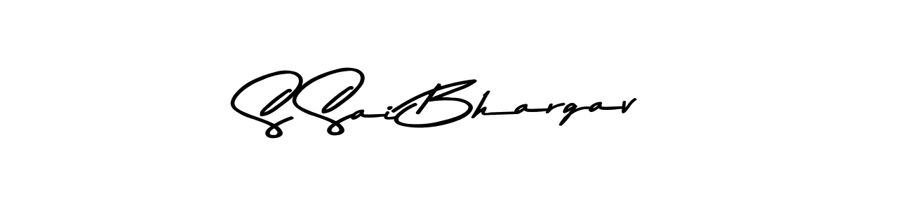 The best way (Asem Kandis PERSONAL USE) to make a short signature is to pick only two or three words in your name. The name S Sai Bhargav include a total of six letters. For converting this name. S Sai Bhargav signature style 9 images and pictures png