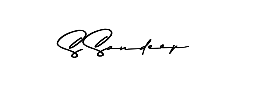 Design your own signature with our free online signature maker. With this signature software, you can create a handwritten (Asem Kandis PERSONAL USE) signature for name S Sandeep. S Sandeep signature style 9 images and pictures png