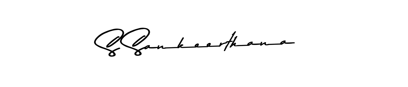 Also You can easily find your signature by using the search form. We will create S Sankeerthana name handwritten signature images for you free of cost using Asem Kandis PERSONAL USE sign style. S Sankeerthana signature style 9 images and pictures png
