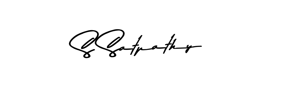 if you are searching for the best signature style for your name S Satpathy. so please give up your signature search. here we have designed multiple signature styles  using Asem Kandis PERSONAL USE. S Satpathy signature style 9 images and pictures png