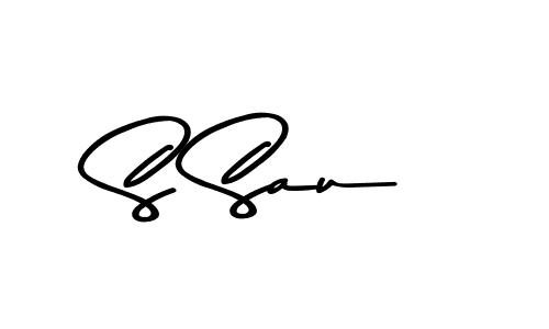 This is the best signature style for the S Sau name. Also you like these signature font (Asem Kandis PERSONAL USE). Mix name signature. S Sau signature style 9 images and pictures png