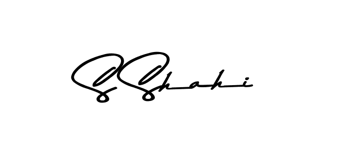 Create a beautiful signature design for name S Shahi. With this signature (Asem Kandis PERSONAL USE) fonts, you can make a handwritten signature for free. S Shahi signature style 9 images and pictures png