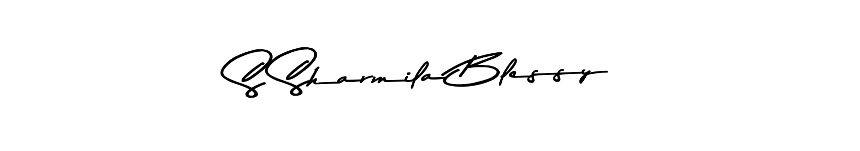 Once you've used our free online signature maker to create your best signature Asem Kandis PERSONAL USE style, it's time to enjoy all of the benefits that S Sharmila Blessy name signing documents. S Sharmila Blessy signature style 9 images and pictures png