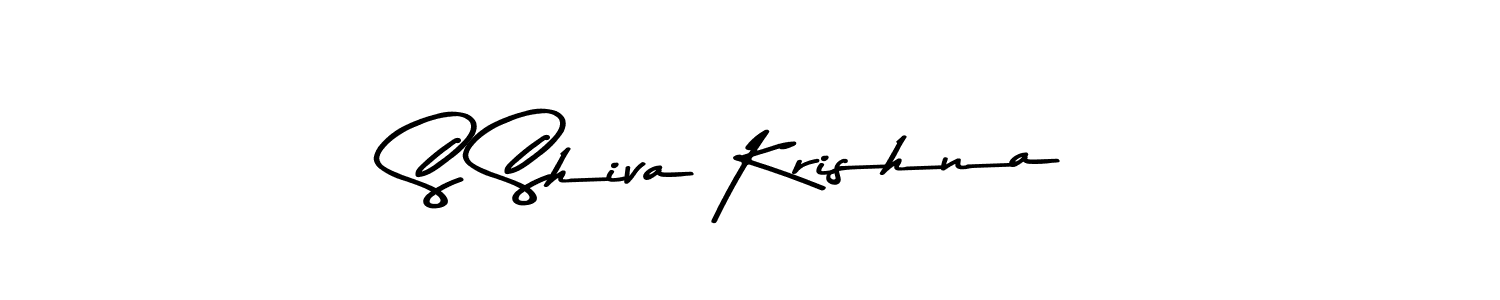 Create a beautiful signature design for name S Shiva Krishna. With this signature (Asem Kandis PERSONAL USE) fonts, you can make a handwritten signature for free. S Shiva Krishna signature style 9 images and pictures png