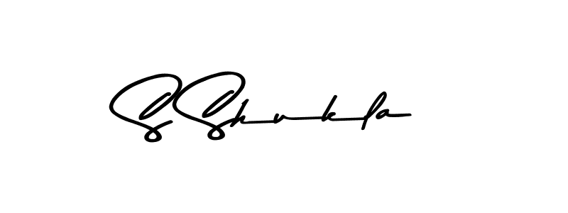 if you are searching for the best signature style for your name S Shukla. so please give up your signature search. here we have designed multiple signature styles  using Asem Kandis PERSONAL USE. S Shukla signature style 9 images and pictures png