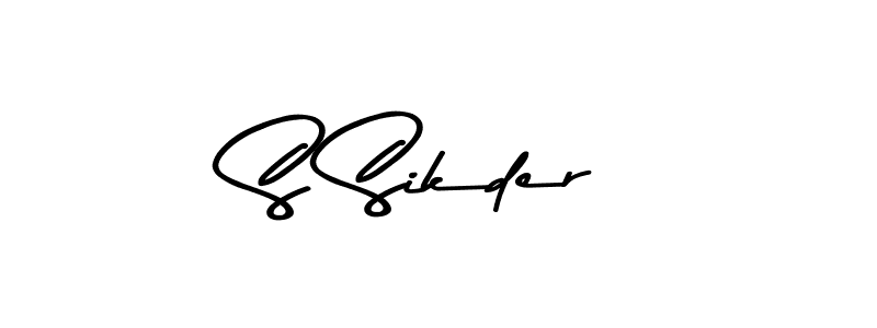 Use a signature maker to create a handwritten signature online. With this signature software, you can design (Asem Kandis PERSONAL USE) your own signature for name S Sikder. S Sikder signature style 9 images and pictures png