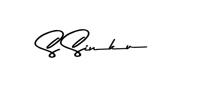 Make a beautiful signature design for name S Sinku. With this signature (Asem Kandis PERSONAL USE) style, you can create a handwritten signature for free. S Sinku signature style 9 images and pictures png
