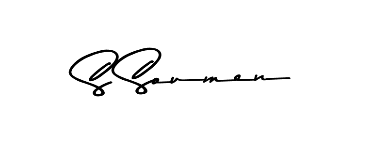Best and Professional Signature Style for S Soumen. Asem Kandis PERSONAL USE Best Signature Style Collection. S Soumen signature style 9 images and pictures png