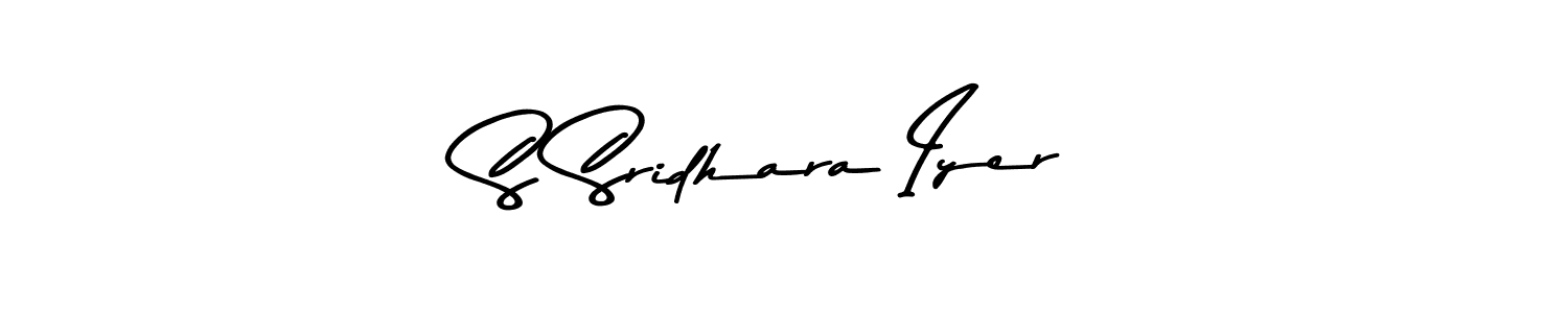 How to make S Sridhara Iyer signature? Asem Kandis PERSONAL USE is a professional autograph style. Create handwritten signature for S Sridhara Iyer name. S Sridhara Iyer signature style 9 images and pictures png