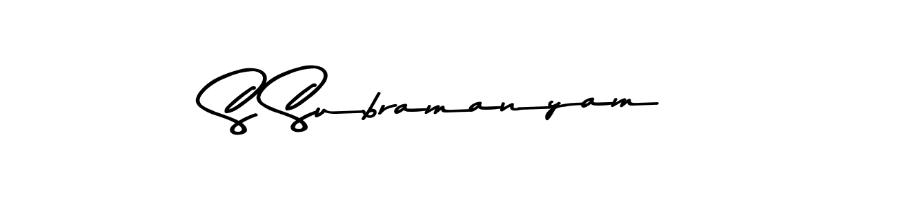 Make a short S Subramanyam signature style. Manage your documents anywhere anytime using Asem Kandis PERSONAL USE. Create and add eSignatures, submit forms, share and send files easily. S Subramanyam signature style 9 images and pictures png