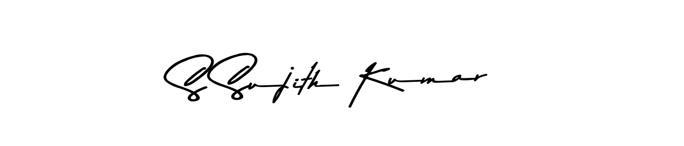 Use a signature maker to create a handwritten signature online. With this signature software, you can design (Asem Kandis PERSONAL USE) your own signature for name S Sujith Kumar. S Sujith Kumar signature style 9 images and pictures png