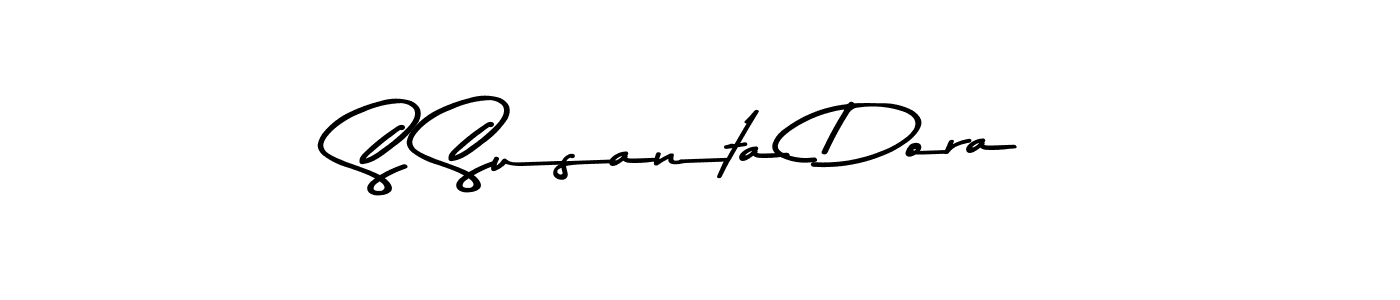 Make a beautiful signature design for name S Susanta Dora. With this signature (Asem Kandis PERSONAL USE) style, you can create a handwritten signature for free. S Susanta Dora signature style 9 images and pictures png