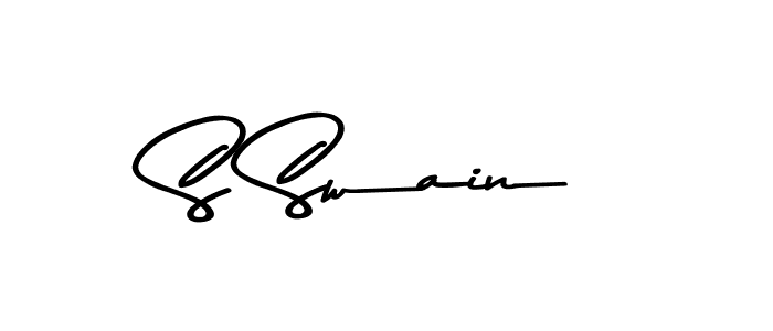 Create a beautiful signature design for name S Swain. With this signature (Asem Kandis PERSONAL USE) fonts, you can make a handwritten signature for free. S Swain signature style 9 images and pictures png