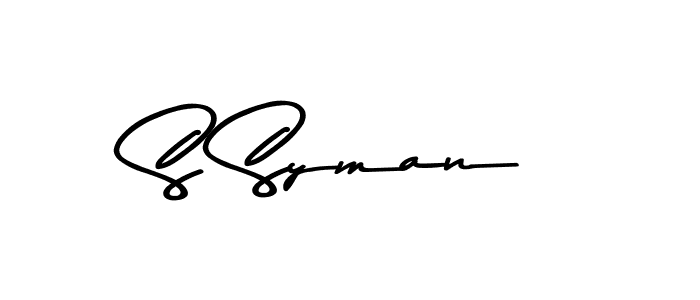 Similarly Asem Kandis PERSONAL USE is the best handwritten signature design. Signature creator online .You can use it as an online autograph creator for name S Syman. S Syman signature style 9 images and pictures png